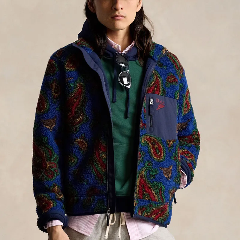 Polo Ralph Lauren Paisley Print Fleece Jacket-2