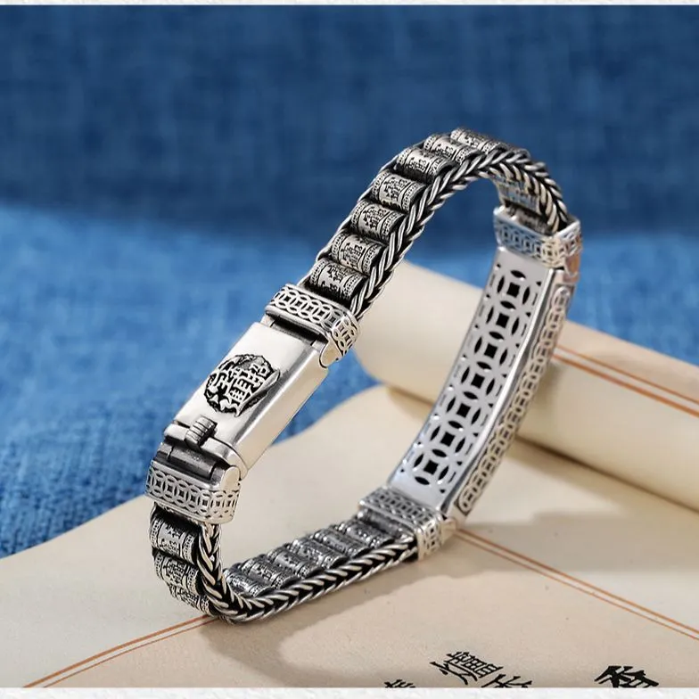 LINKY Laboratory S925 Silver Bracelets Unisex-3