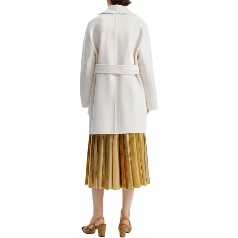 KARL LAGERFELD Coat Women's White-3