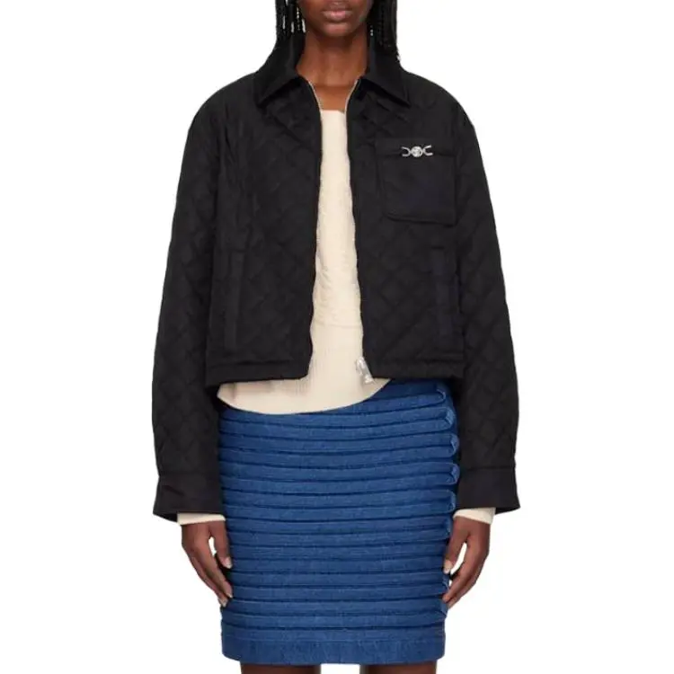 VERSACE COLLECTION Quilted Zipped Puffer Jacket-2