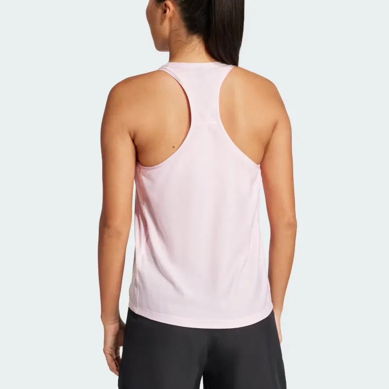 Adidas Own The RunAEROREADY Sport Vests Women's Transparent Pink-2