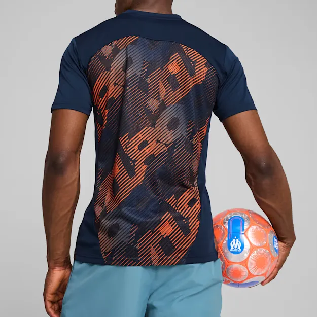PUMA Olympique De MarseilleDRYCELL SS24 Soccer Jerseys Men's Marine Blue-3