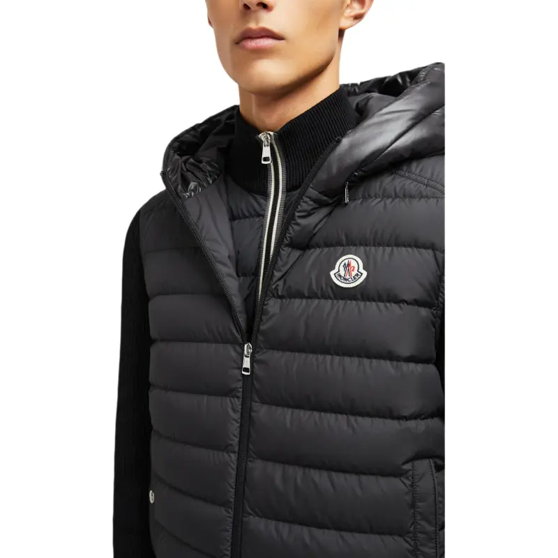 Moncler Logo Patch Zip Up Padded Vest-3