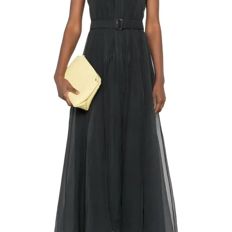 Brunello Cucinelli Pleated Sleeveless Dress-2