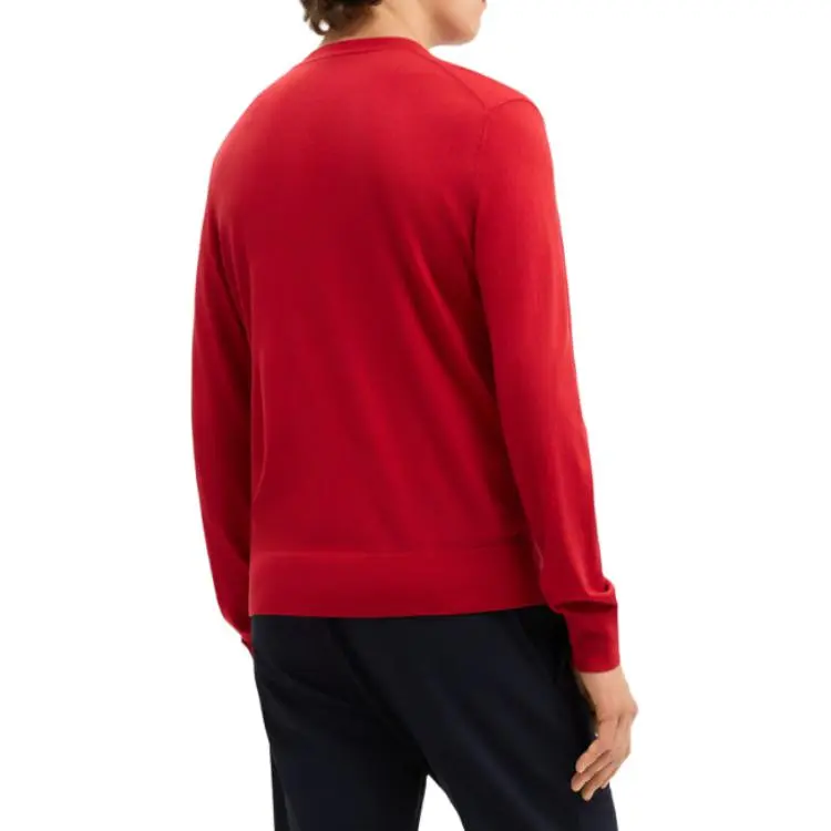 THEORY New Year Sweaters Men Starburst Red-4