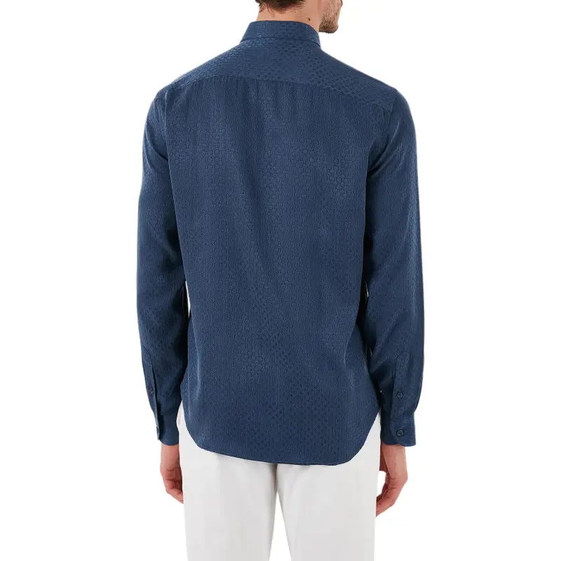 EMPORIO ARMANI Shirt Men's Marine Blue-1