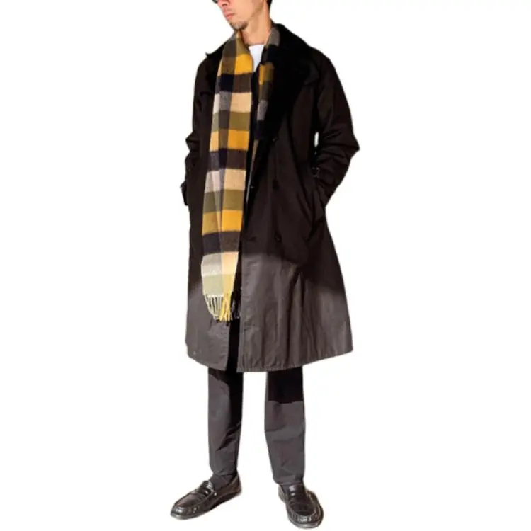 BARBOUR Trench Coat Men's Black-5