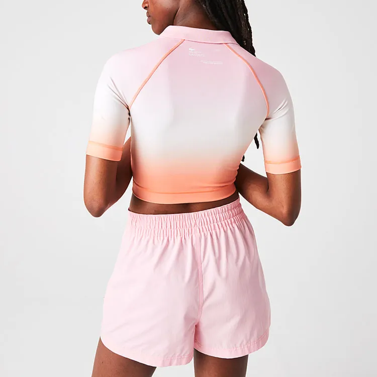 LACOSTE Polo Shirt Women's Pink-3