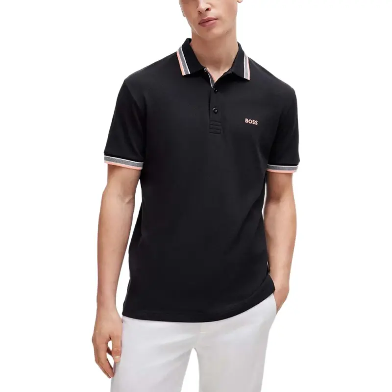 HUGO BOSS Logo embroidered Polo Shirt-2