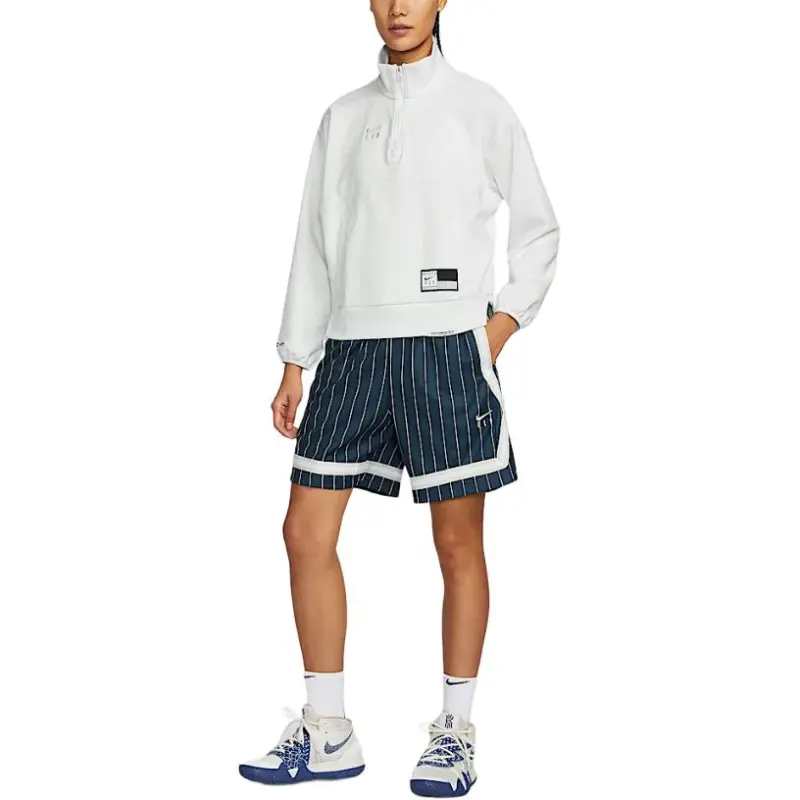 Nike Fly Crossover Basketball Shorts Women's Arsenal Dark Sea Blue/Sail White/Light Earth Brown/Light Earth Brown-1
