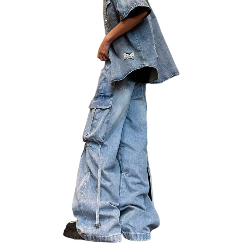 Concubine Zhu Jeans Women's Light Blue-5