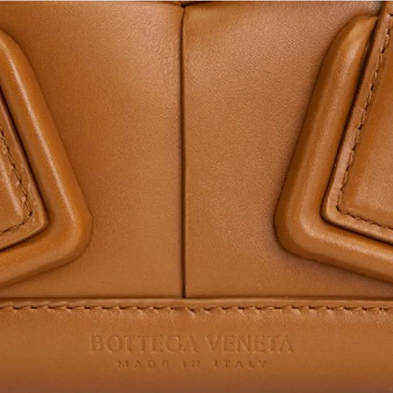Bottega Veneta Leather Handbag Women's Brown-6