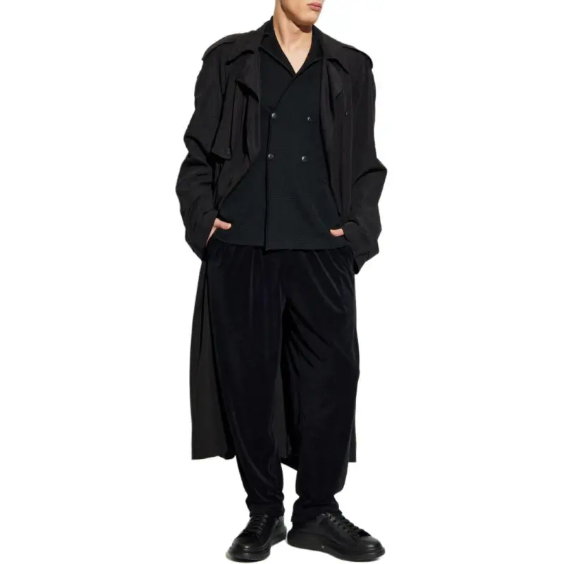 GIORGIO ARMANI Double breasted Jacket In Virgin Wool And Cashmere-1