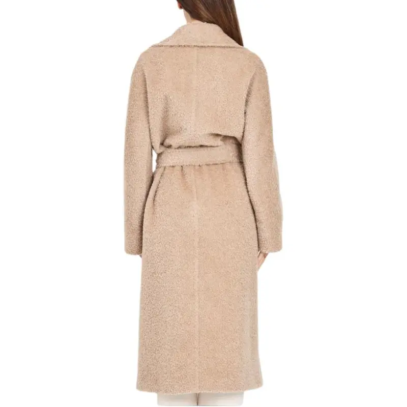 MaxMara Studio Coats Women's Beige-1