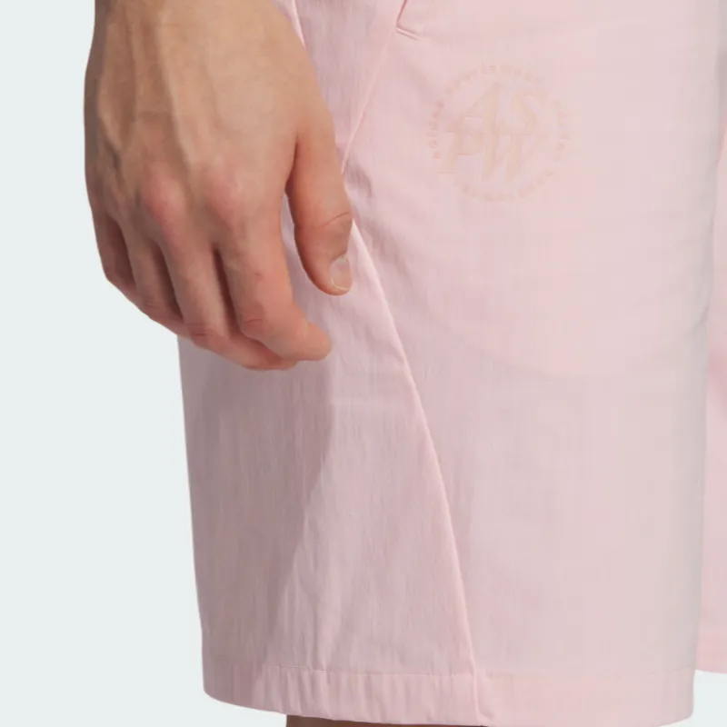 Adidas Casual Shorts Men's Sand Brown Pink-5
