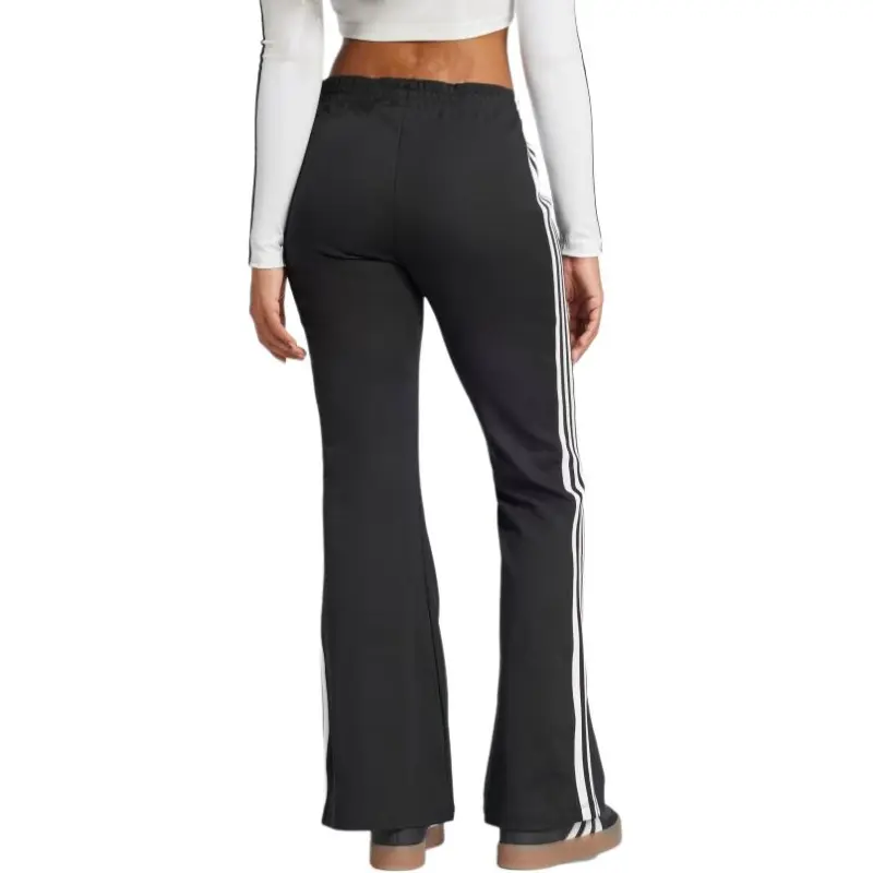 Adidas Women's Adicolor 3 Stripes Flared Track Pants Black-2