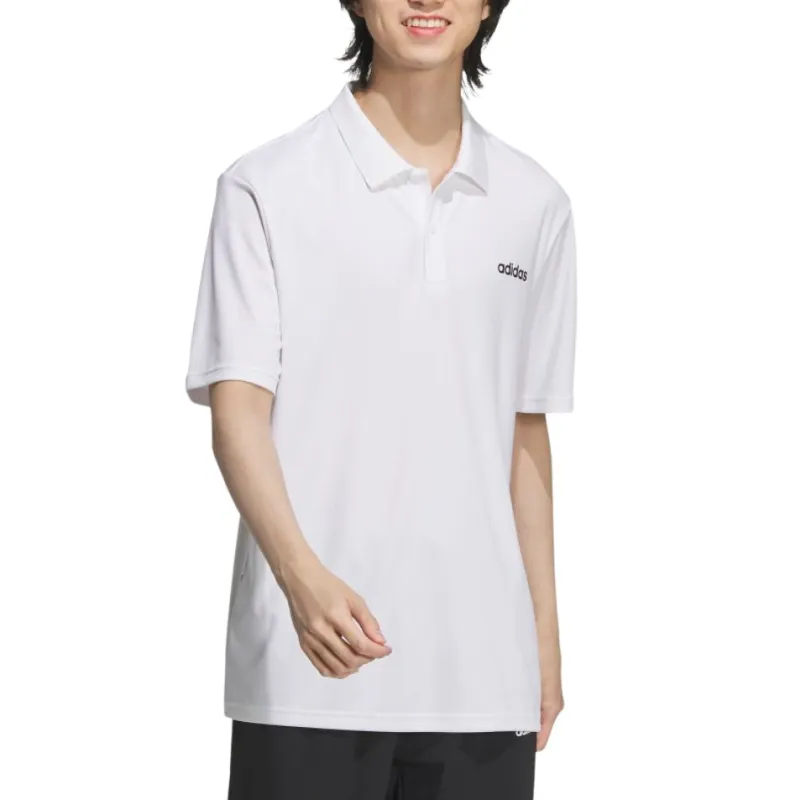 Adidas Polo Shirts Men White-2