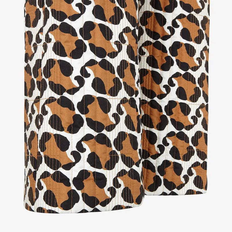 FENDI Leopard Print Trousers-3