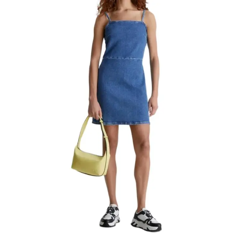 CALVIN KLEIN Slip Dress Women's Blue-1