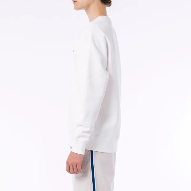LACOSTE Sweatshirts Men White-4
