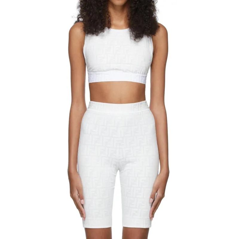 FENDI Tank Tops Women's White-2