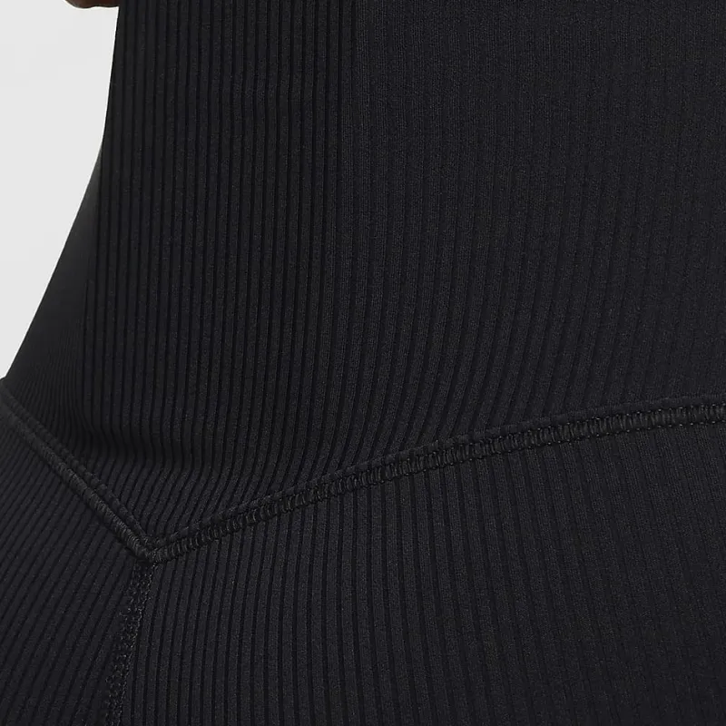 Nike Zenvy Rib Women's Gentle Support High Waisted 8' Biker Shorts-4