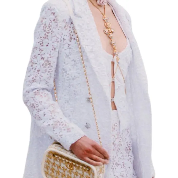 CHANEL Jackets Women's White-3