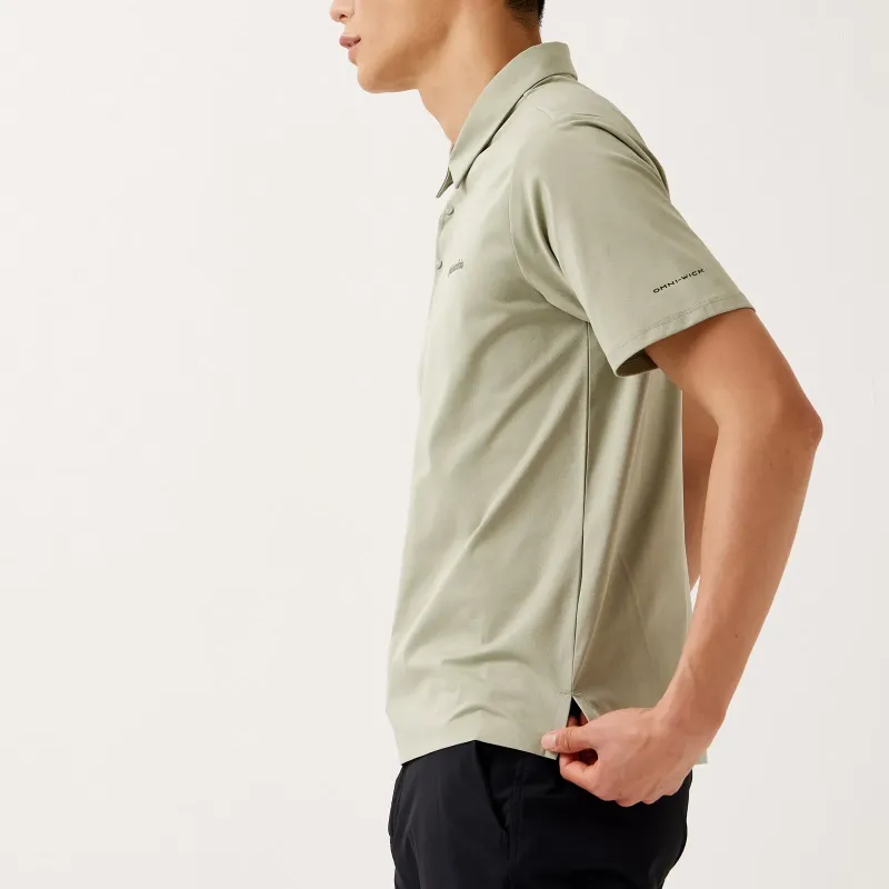 Columbia Polo Shirt Men's Green-3