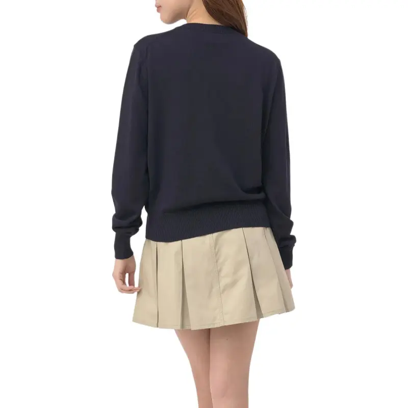 AMIPARIS Paris Ami De Coeur Logo Embroidered Knit Jumper-4