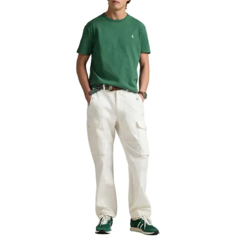 Polo Ralph Lauren Logo Embroidered Crewneck T Shirt-1