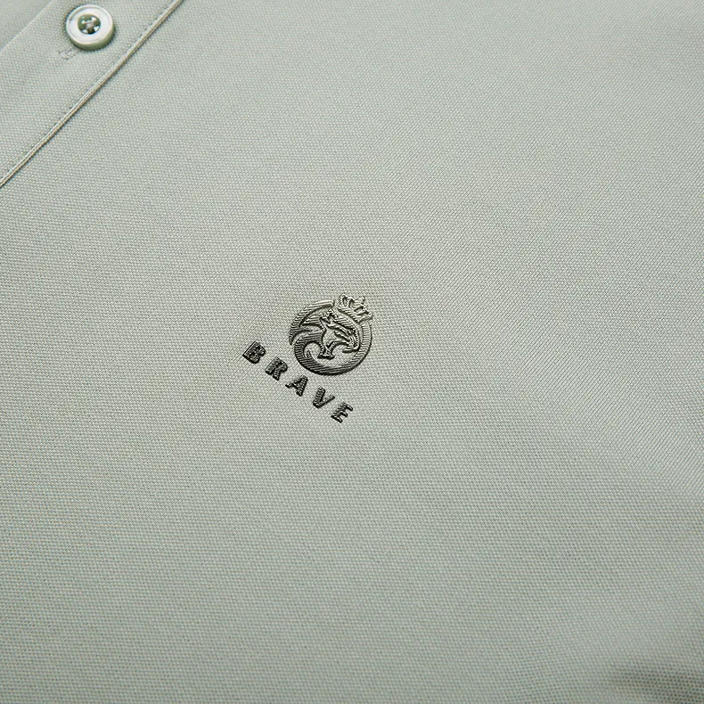 HLA Polo Shirt Men's Light Pea Green-3
