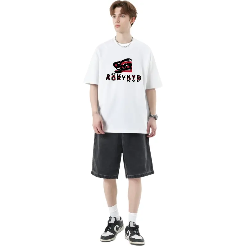 YK&YB T Shirts Unisex White-3