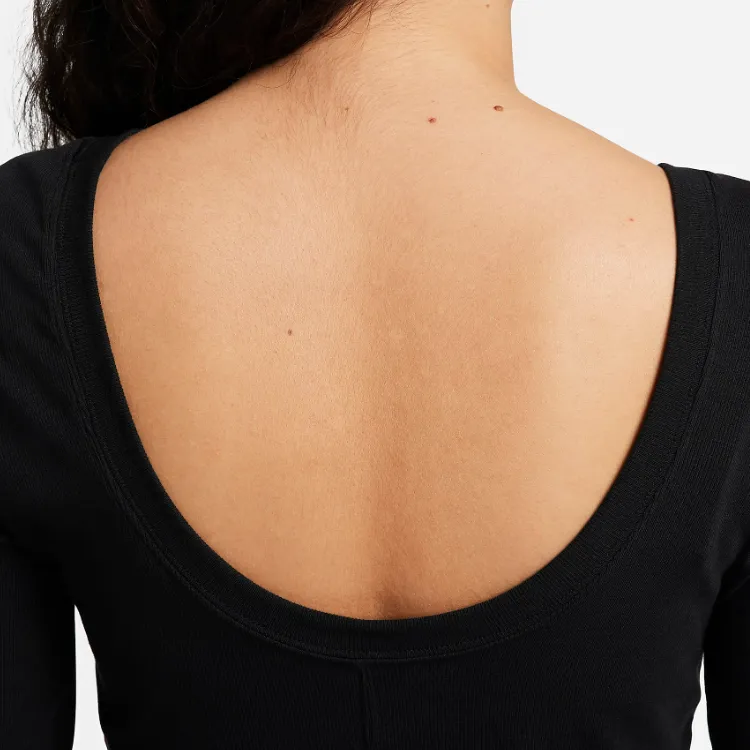 Nike Sportswear Chill Knit T Shirt Women's Black-3