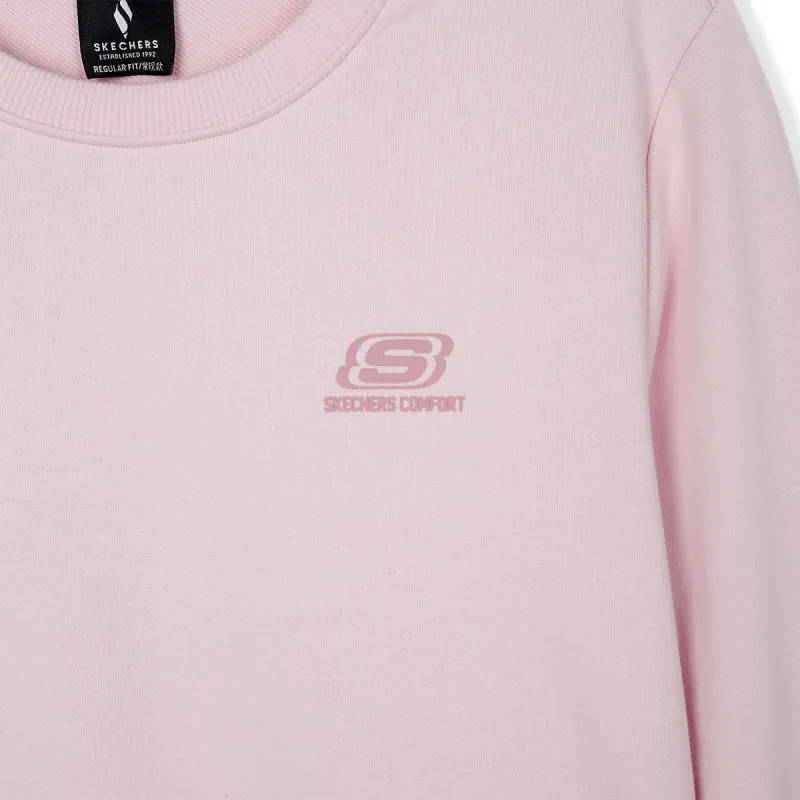 Skechers Sweatshirt Unisex Light Purple Pink-2