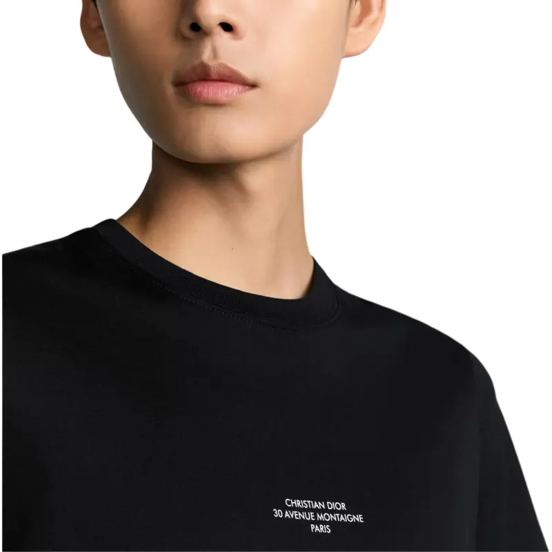 DIOR T Shirts Men Black-4
