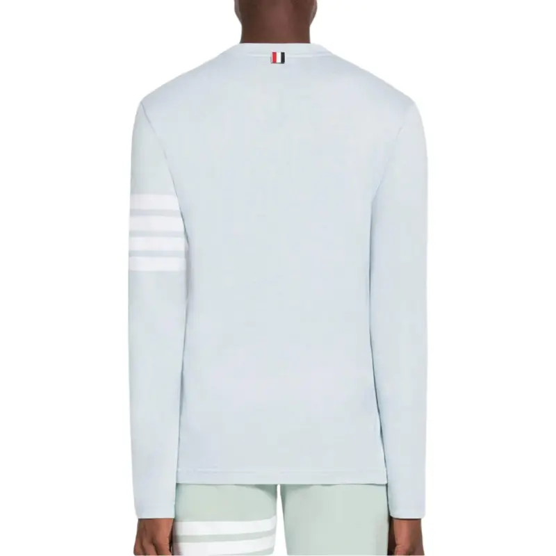THOM BROWNE Three stripe Long sleeved T shirt-1