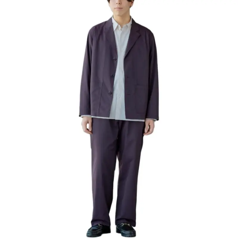 UNIQLO x Clare Waight Keller C Collection Casual Pants Men's Burgundy-3