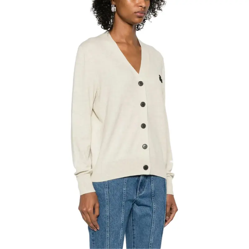 ISABEL MARANT ETOILE Karina V Neck Cardigan-2
