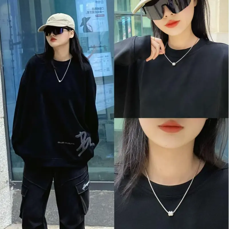 FAIRWHALE Titanium Steel Necklaces Unisex-8