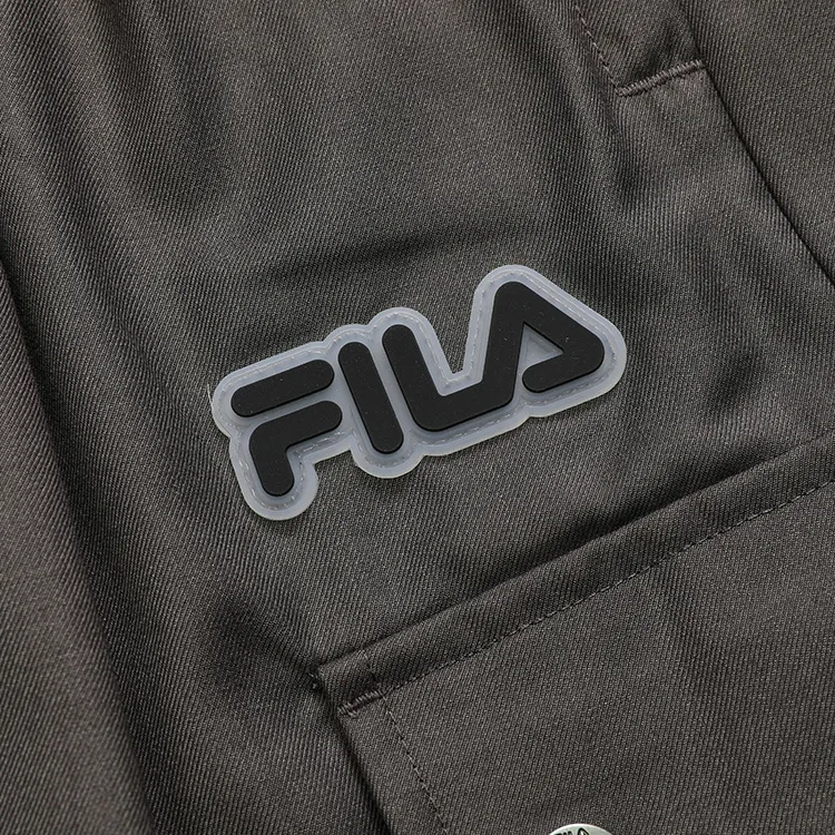 FILA FUSION TOKYO STUDIO Cargo Pants Men's Dublin Grey-4