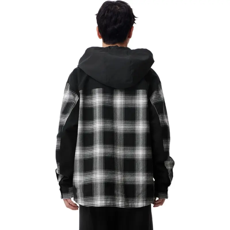 SEM/R Jacket Men's Black White Tone-3