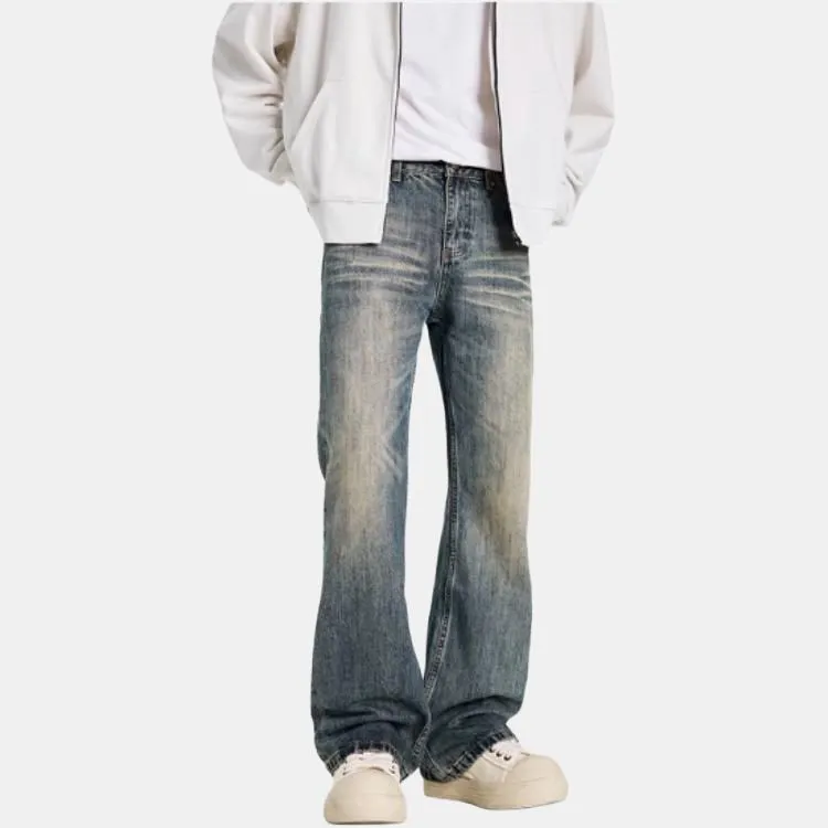 YINLEI Jeans Unisex Blue-2