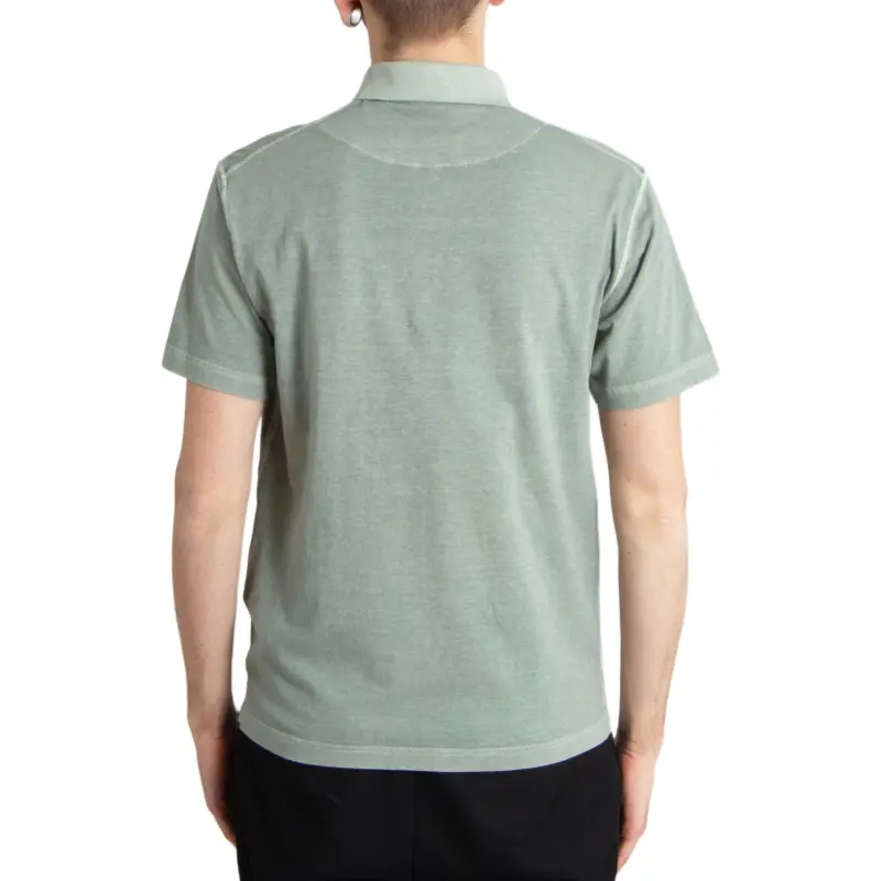STONE ISLAND Logo Patch Short Sleeved Polo Shirt-1