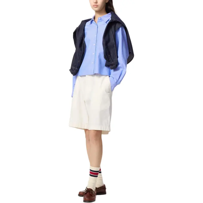 UNIQLO x JW Anderson Casual Shorts Unisex White-3