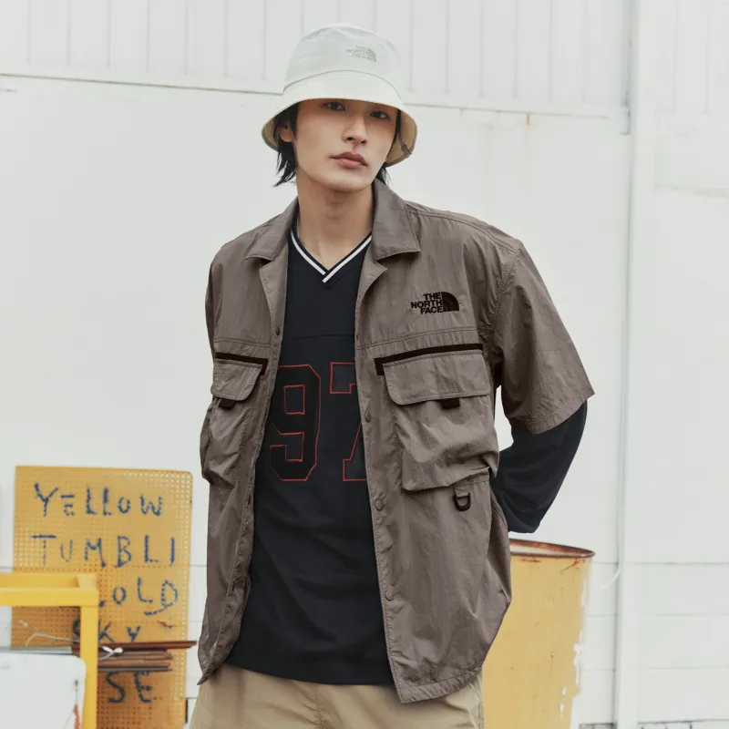 THE NORTH FACE Shirt Men's Beige/Brown-2