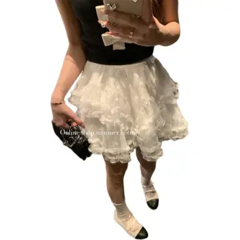 Summer Hooray Casual Short Skirts Women's White