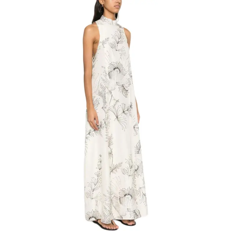 Alysi Satin Maxi Dress-3
