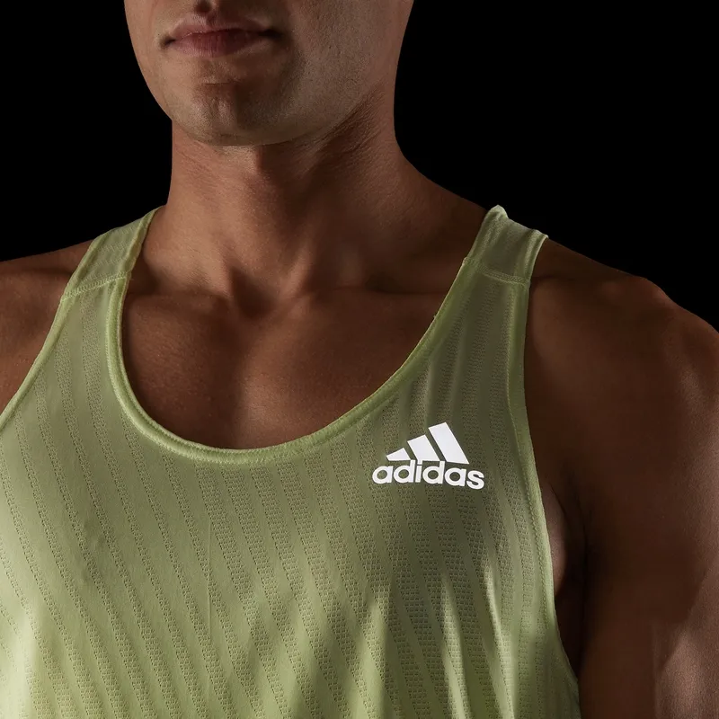 Adidas Tank Tops Men's Acid Green-3