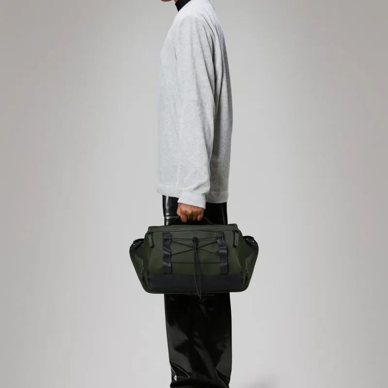 Rains Polyester Messenger Bag Handbag Unisex Green-3
