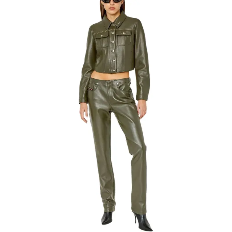 DIESEL Jackets Women's Green-1